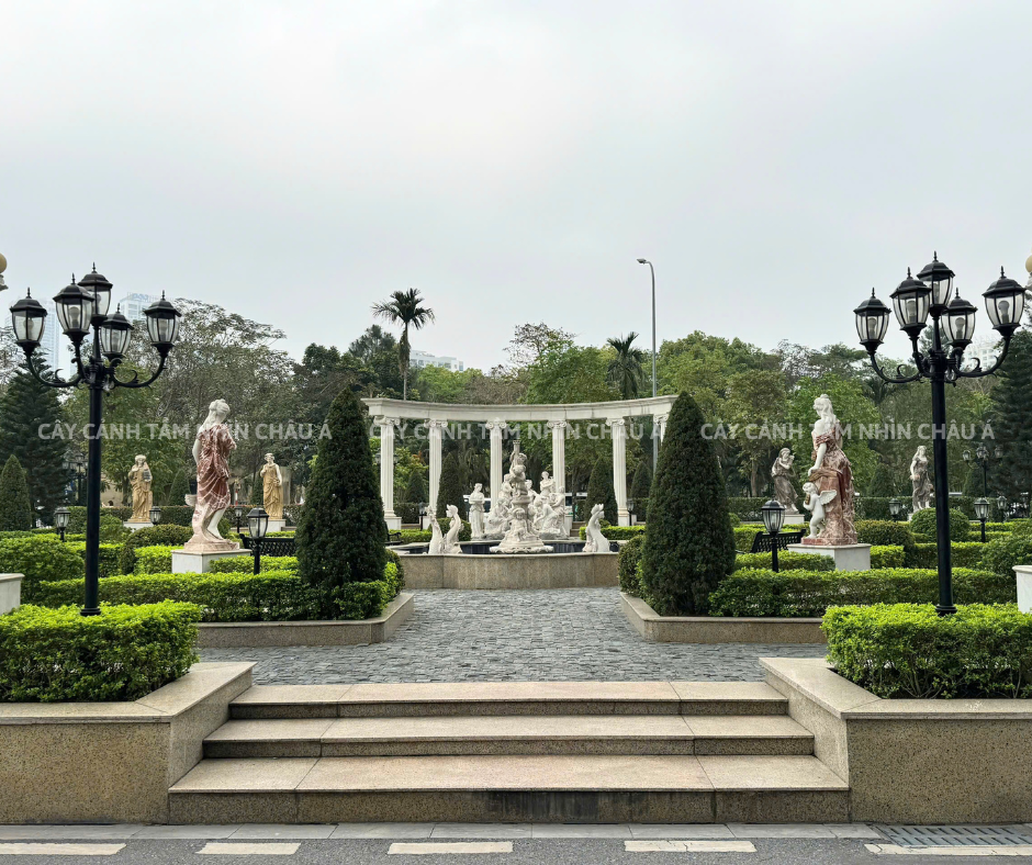 CẢNH QUAN CÂY XANH TÒA NHÀ FPT