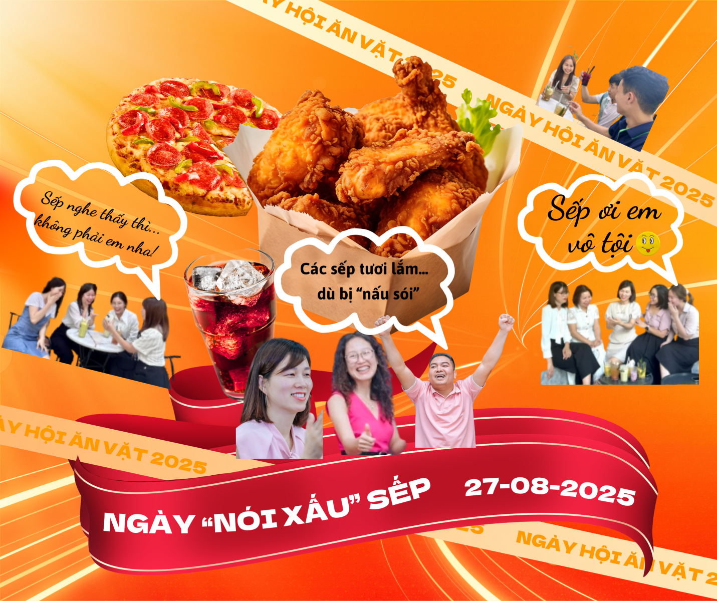 [Sự kiện] NGÀY HỘI ĂN VẶT 2025 - NGÀY NÓI XẤU SẾP
