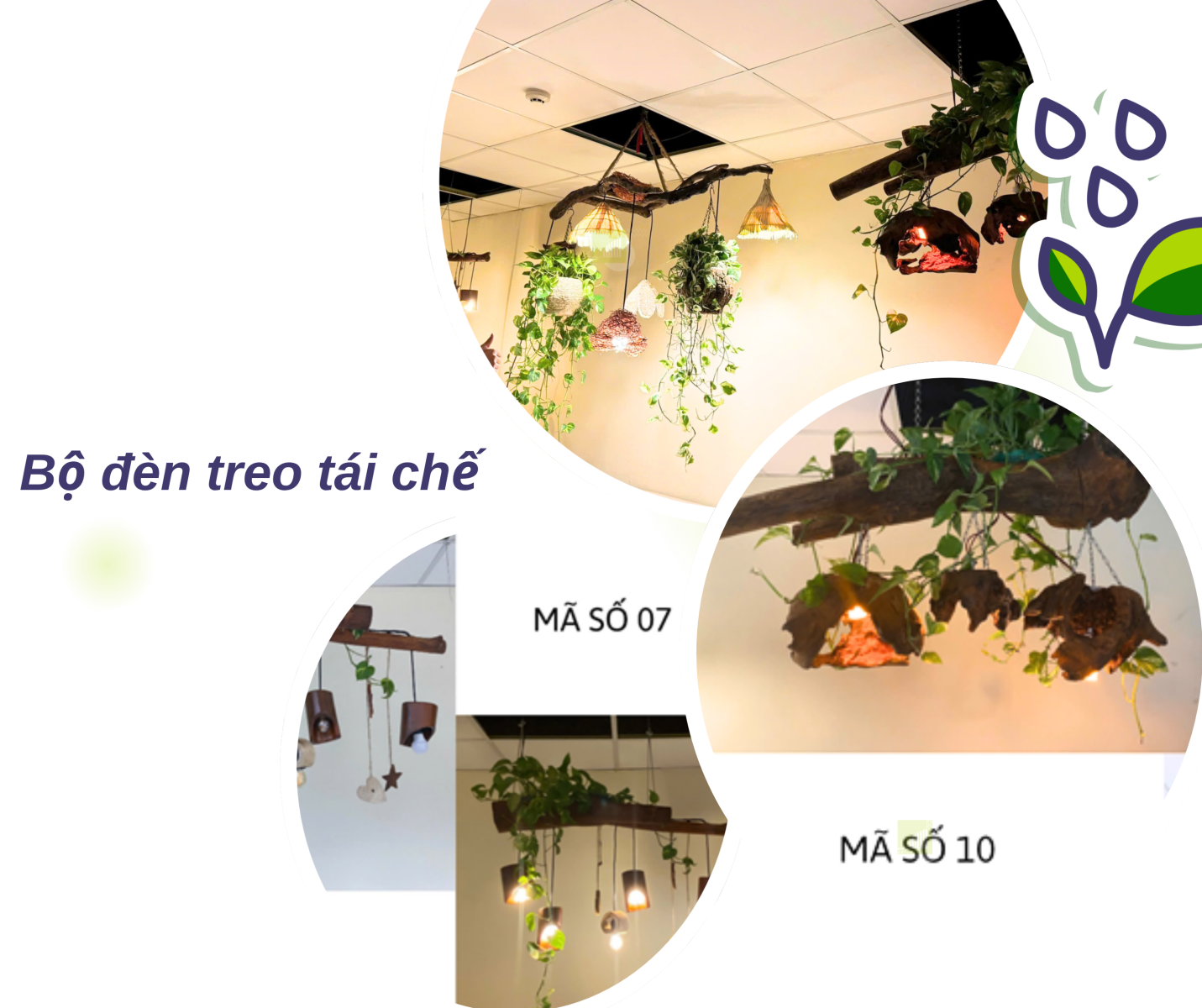 {Sự kiện} NHỮNG BỘ ĐÈN TREO TÁI CHẾ ĐẶC SẮC