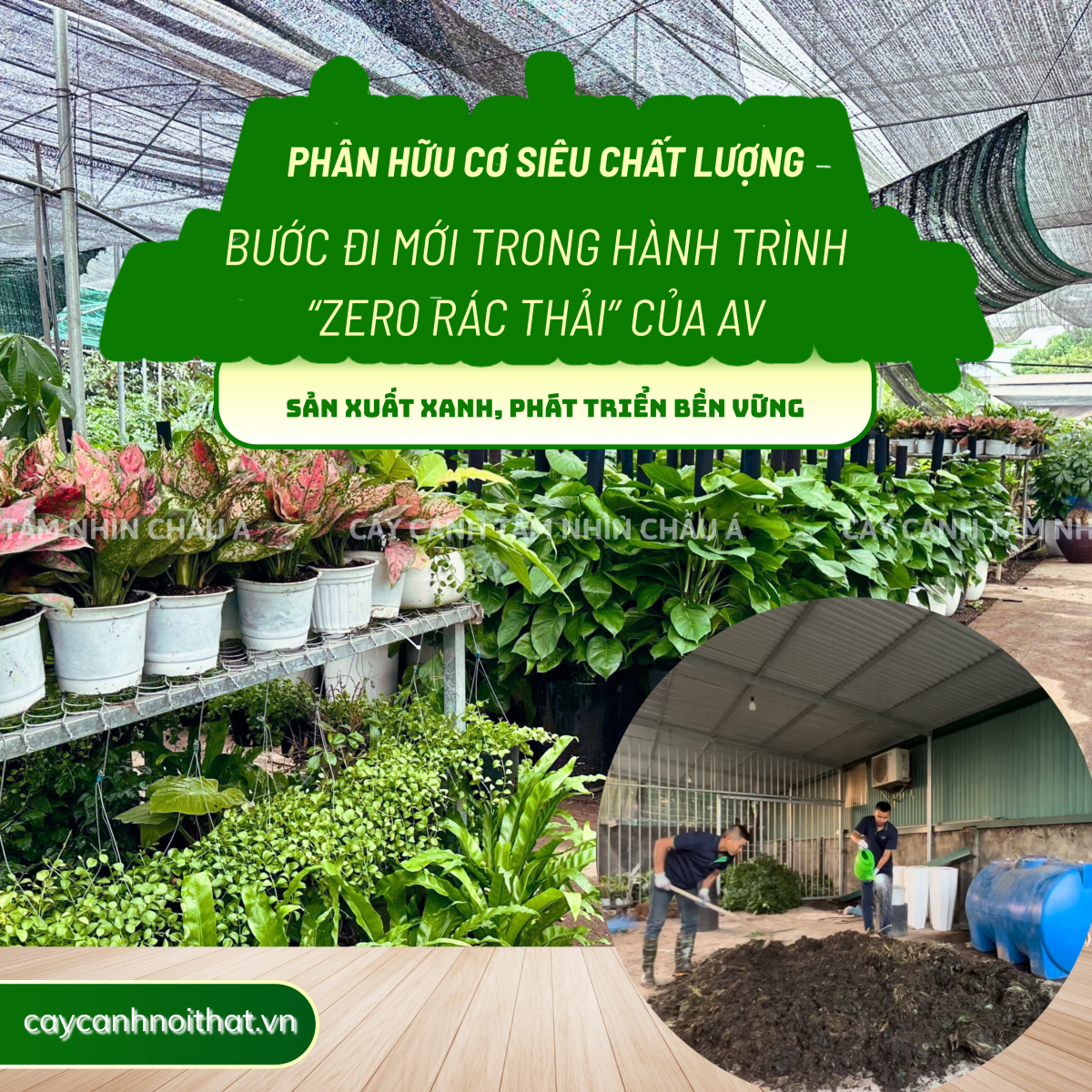 [Tin tức] PHÂN HỮU CƠ SIÊU CHẤT LƯỢNG – BƯỚC ĐI MỚI TRONG HÀNH TRÌNH “ZERO RÁC THẢI” CỦA AV
